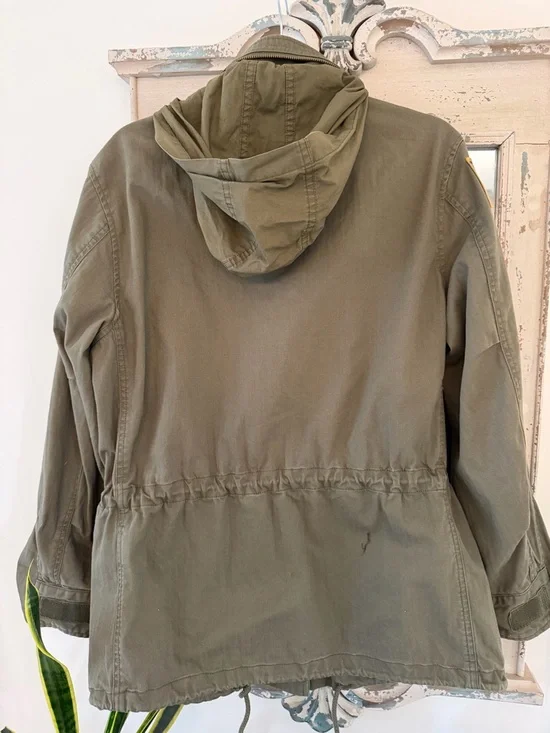 Ralph Lauren S Olive Green Military-Style Jacket with R.L. Patch - Picture 6 of 8